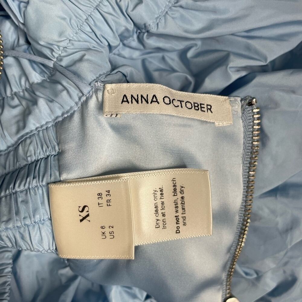 Anna October Light Blue Ruffled Crop Top - Picture 12 of 15